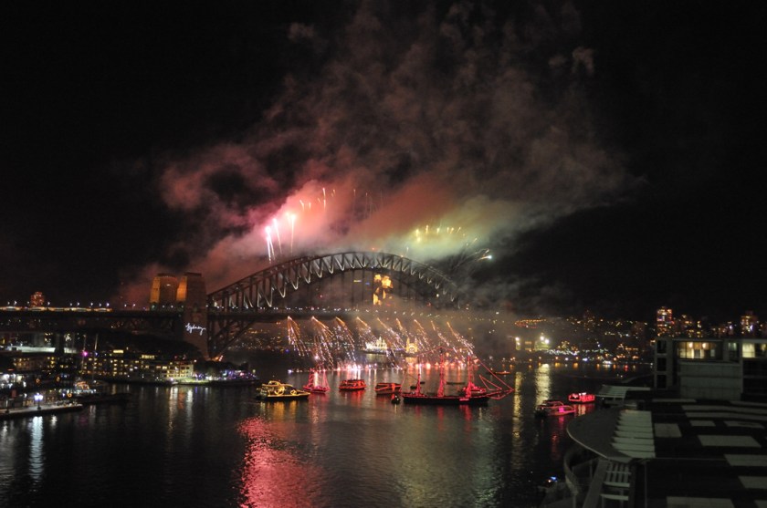 Sydney Harbour Bridge get its own pyrotechnic display