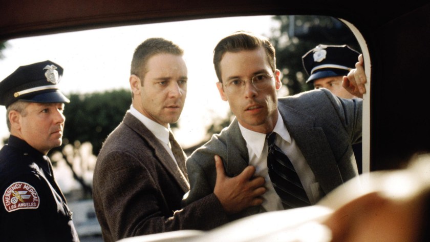 Russel Crowe (left) and Guy Pierce (centre) in LA Confidential